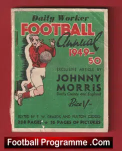 Daily Worker Football Annual Book 1949 – 1950