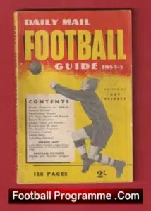 Daily Mail Football Guide Book 1954 – 1955