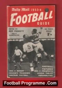 Daily Mail Football Guide Book 1953 – 1954