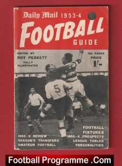 Daily Mail Football Guide Book 1953 – 1954