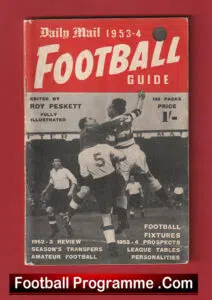 Daily Mail Football Guide Book 1953 – 1954