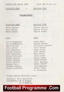 Club Lafayette v Croxteth Gilmoss 1979 – Sunday Cup at Wolverhampton