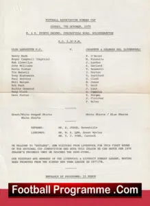 Club Lafayette v Croxteth Gilmoss 1979 – Sunday Cup at Wolverhampton