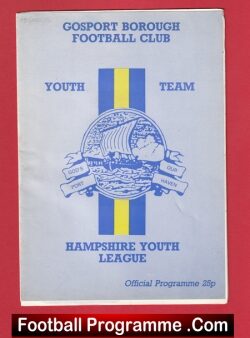 Gosport Borough v Pegasus 1987 – Youth Match