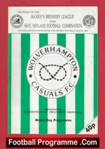 Wolverhampton Casuals v Wallsall Wood 1995