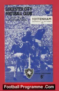 Leicester City v Tottenham 1965