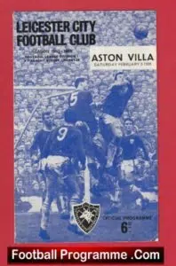 Leicester City v Aston Villa 1966