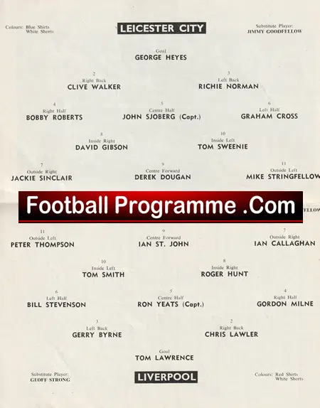 Leicester City v Liverpool 1965 - Image 3