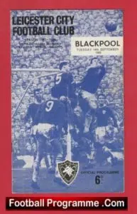 Leicester City v Blackpool 1965