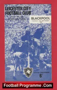 Leicester City v Blackpool 1965