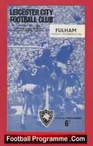 Leicester City v Fulham 1965