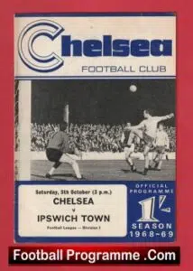 Chelsea v Ipswich Town 1968