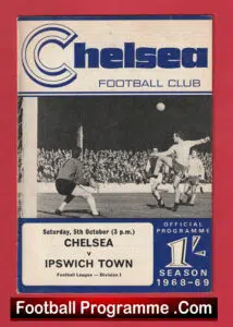 Chelsea v Ipswich Town 1968