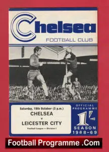 Chelsea v Leicester City 1968