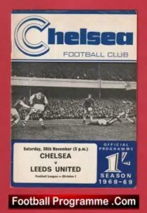 Chelsea v Leeds United 1968
