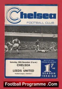 Chelsea v Leeds United 1968
