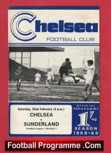 Chelsea v Sunderland 1969