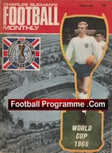 Football Monthly Magazine England 1966 World Cup Souvenir 66