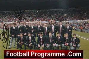 Manchester United Class Of 92 Multi Signed Photograph 1992