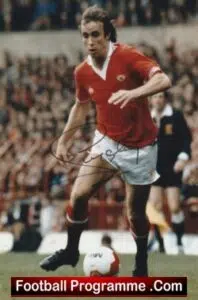 Manchester United Sammy McIlroy Autograph Signed Photograph