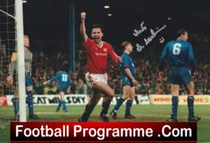 Manchester United Brian McClair Autograph Signed Photograph