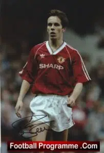 Manchester United Russell Beardsmore Autograph Signed Man Utd