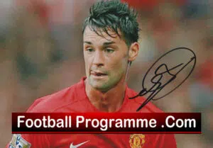Manchester United Chris Eagles Autograph Signed Manchester Utd