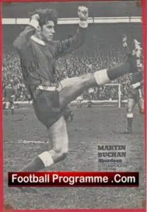 Manchester United Martin Buchan Autographed Signed Man Utd