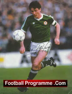 Manchester United Frank Stapleton Autograph Signed Picture Man Utd