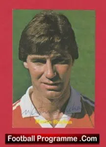Manchester United Martin Buchan Autographed Signed Man Utd