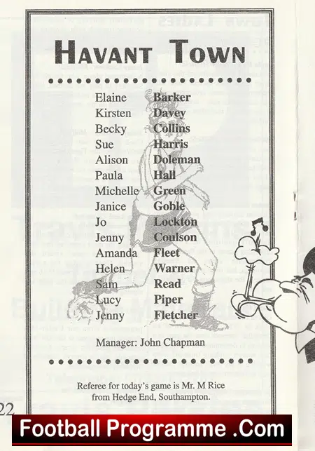 Havant Town Ladies v St Georges 1994 - Womens Football - Image 3