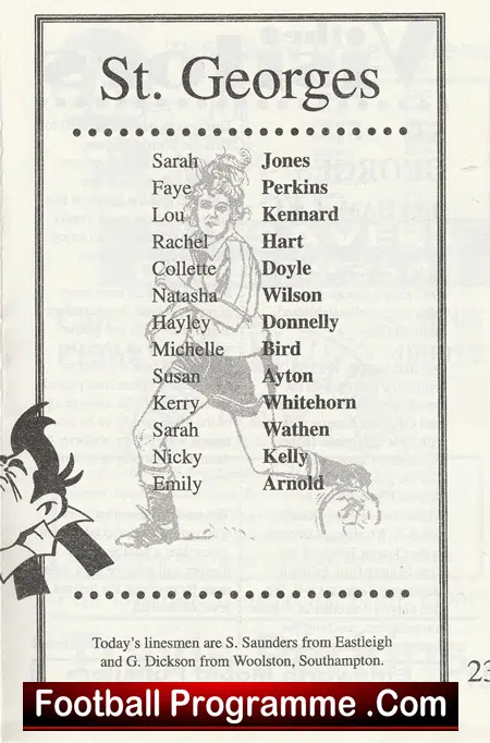 Havant Town Ladies v St Georges 1994 - Womens Football - Image 4