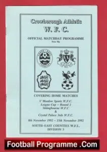 Crowborough Athletic Ladies v Meadow Sports 1992 – Womens Football