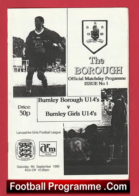 Burnley Borough Ladies v Burnley Girls 1999 - Womens Football - Image 2