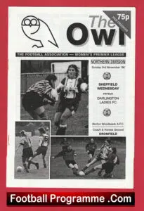 Sheffield Wednesday Ladies v Darlington 1996 – Womens Football