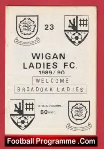 Wigan Ladies v Broadoak 1989 – Womens Football