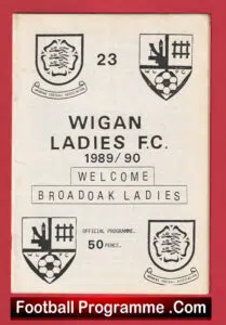 Wigan Ladies v Broadoak 1989 – Womens Football