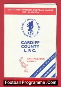 Cardiff County Ladies v Elmore Eagles 1997 – Womens Football