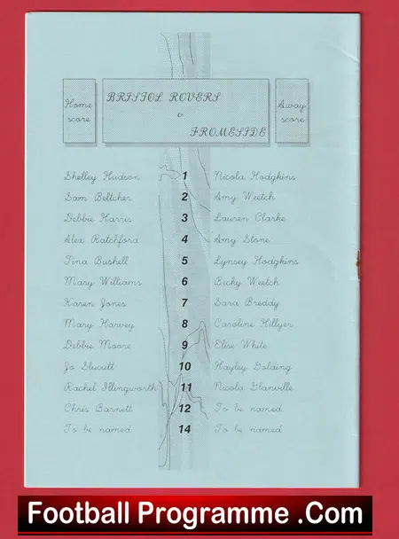 Bristol Rovers Ladies v Frome 1992 - Womens Football - Image 3