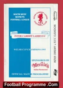 Inter Cardiff Ladies v AFC Clivedon 1995 – Womens Football