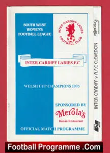 Inter Cardiff Ladies v AFC Clivedon 1995 – Womens Football