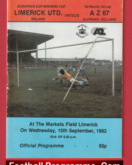 Limerick v AZ Alkmaar 1982 – ECWC Holland Dutch Team