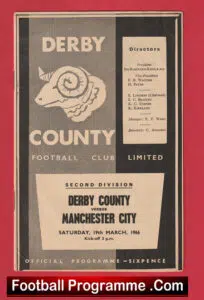 Derby County v Manchester City 1966 – Colin Bell Debut