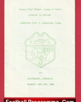 Limerick City v Longford Town 1984 – Irealnd