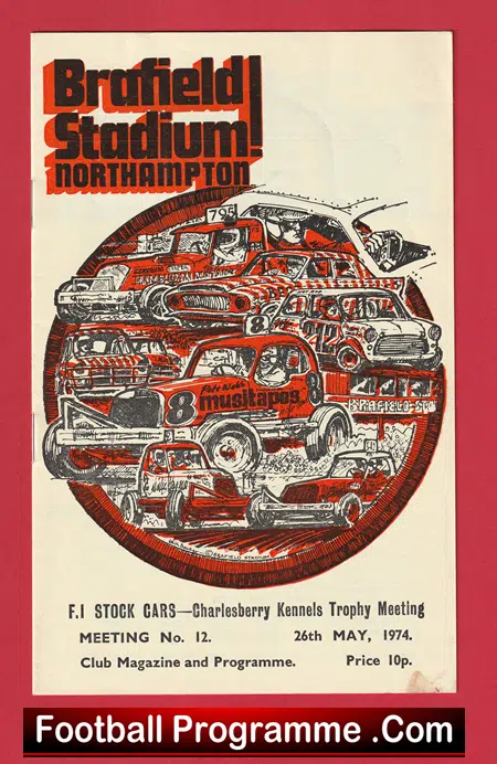 Northampton Stock Cars Programme BRISCA 1974 - May - Image 2