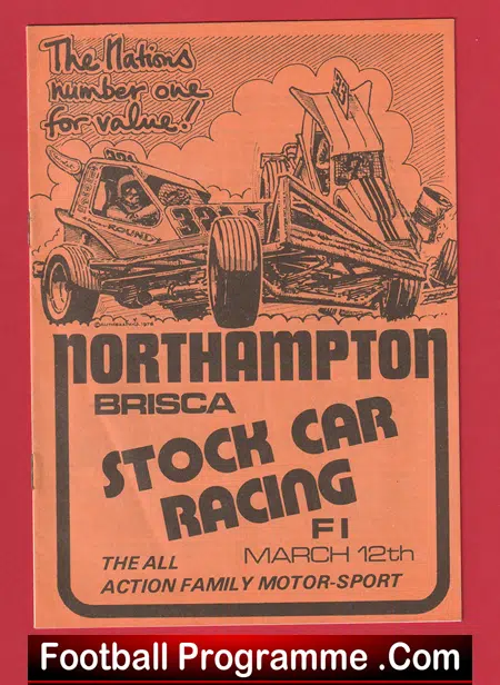 Northampton Stock Cars Programme BRISCA 1978 - March - Image 2