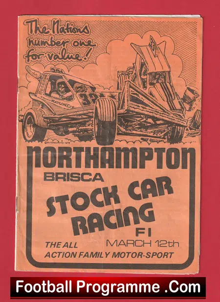 Northampton Stock Cars Programme BRISCA 1978 - March - Image 2