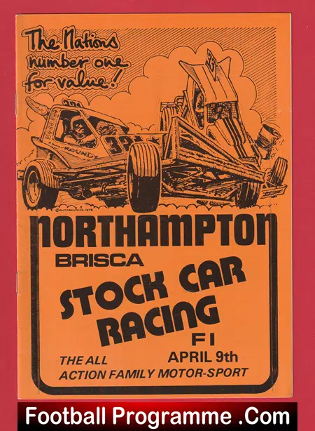 Northampton Stock Cars Programme BRISCA 1978 - April - Image 2