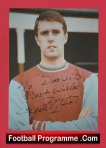 West Ham United Geoff Hurst Autograph Signed Picture 66 Winner