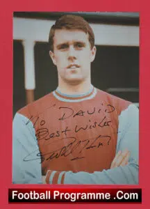 West Ham United Geoff Hurst Autograph Signed Picture 66 Winner
